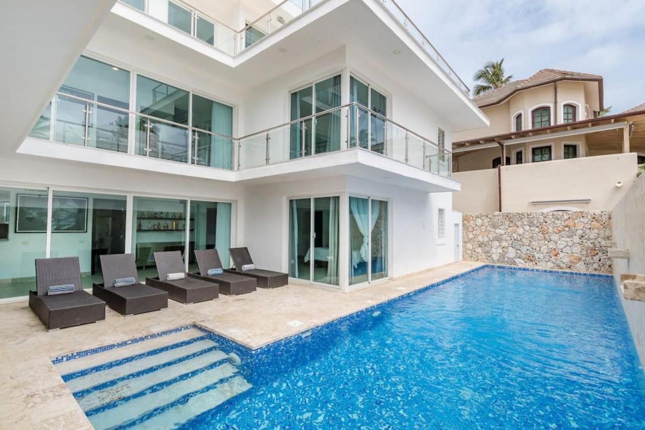 Villa Pandora Beach Front Villa With Chef Game Room Pool Punta Cana Esterno foto